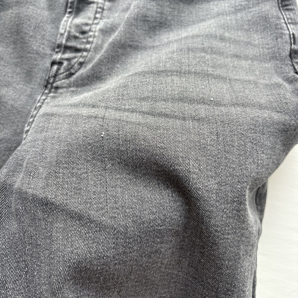 Everlane Cigarette Womens 28 Jeans Grey High Rise Raw Hem Stretch Denim Pants - Picture 10 of 11
